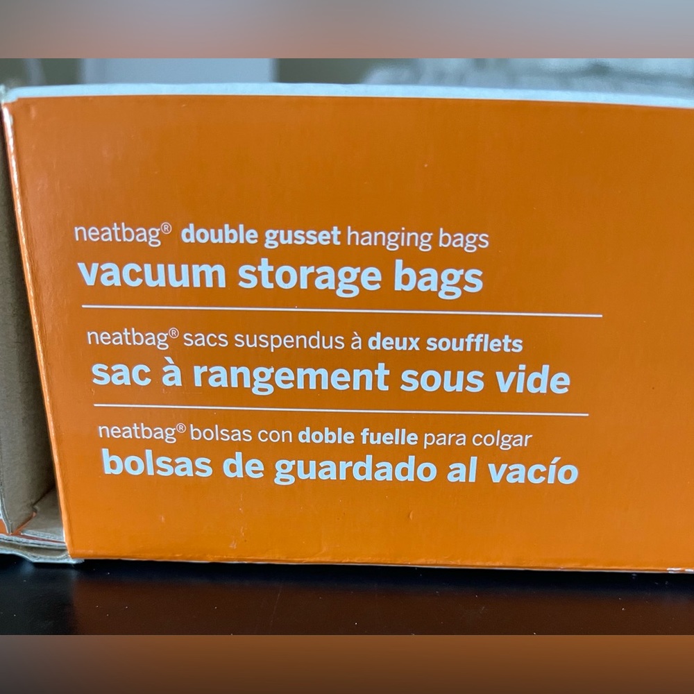 NEW & UNUSED NEAT FREAK! CLOSET VACUUM STORAGE BAGS 2 BOX SETS W/ 4 BAGS TOTAL - Picture 6 of 6